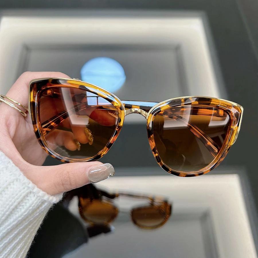 Vintage Cat Eye Sunglasses Women Men Fashion Retro Sun Glasses Female Male Designer Shades Mirror Outdoor Punk