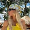 Luxury New Print Silk Scarf Women Versatile 70 Neckerchief Thin Retro Outdoor Scarf Bandana Square Scarf