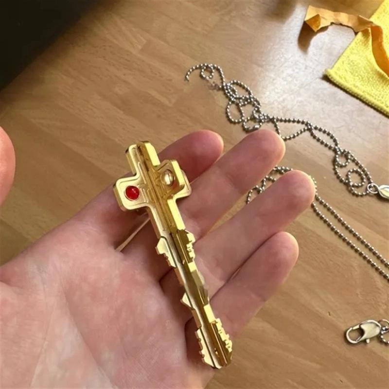 Náhrdelník Mission Impossible Cosplay Toma Cruise Unisex Klíčový přívěsek Choker Šperky Doplňky Dárky