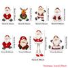 Christmas Tree Doll Hangings Christmas Family Party Dress Up Fabric Art Dance Raise Your Hand Pendant Evening Party Decoration