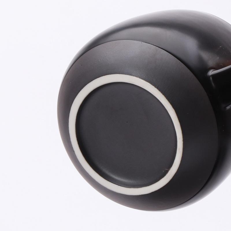 Cană ceramică simplă cu burtă mare, capacitate mare, ceașcă de apă pentru birou, cană pentru cafea, lapte, cadou pentru eveniment