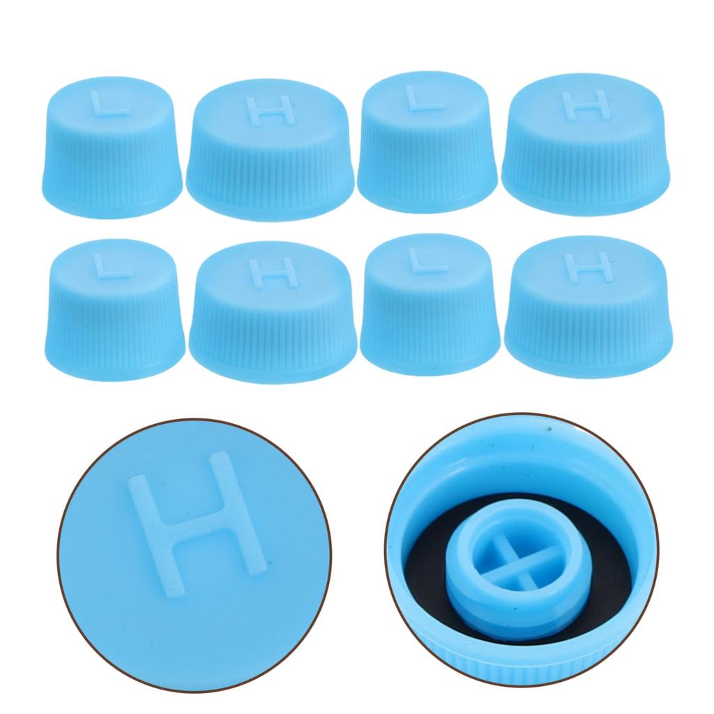 HORIALENCE 20pcs Car Air Conditioner Valve Caps Car Air Conditioner Low Pressure Valve Caps