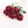 30PCS Simulation Silk Roses Artificial Flowers Wedding Home Valentine's Day Decoration Advanced Fake Bouquet Wall