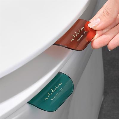 Toilet Seat Handle Flapper Holder Toilet Ring Handle Avoid Touching Closestool Lid Handle Transparent Portable Toilet Lifter