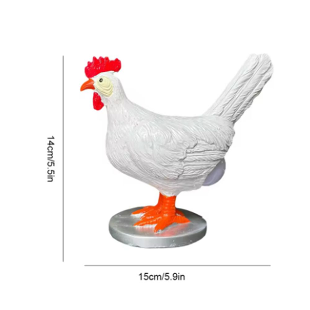 USB Charging Hen Laying Egg Statue Luminous Resin Chicken Lamp Simulation Chicken LED Lamp  Bedside