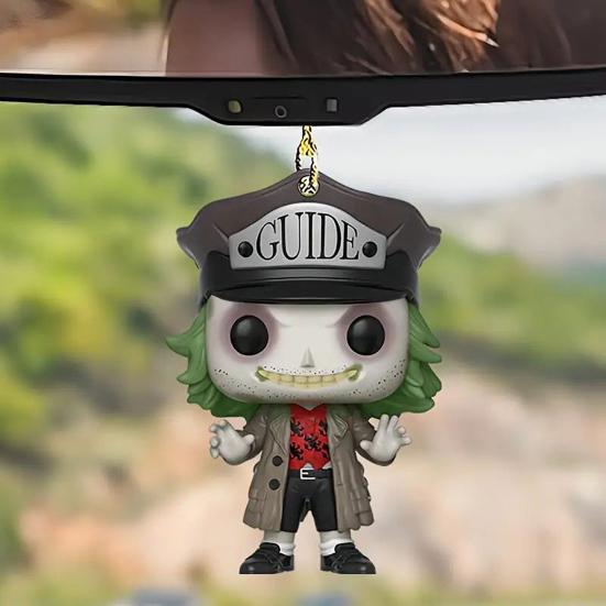 Halloween Car Rear View Mirror Charm Horror Mini Zombie 2D