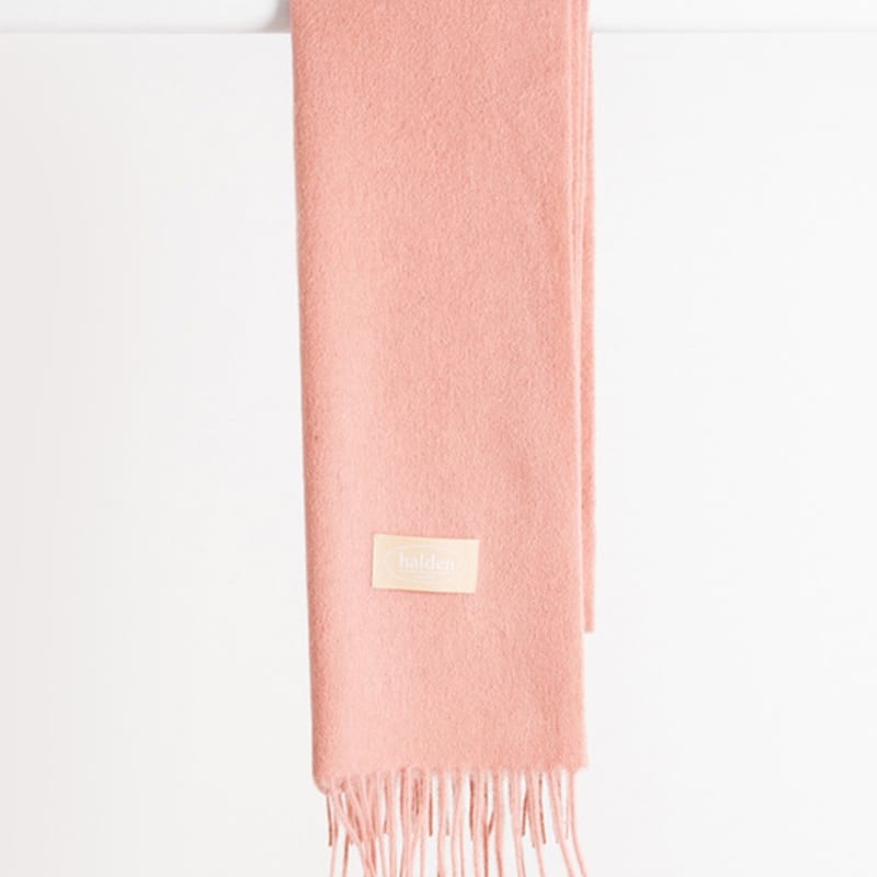 halden wool color muffler (M007_pink)