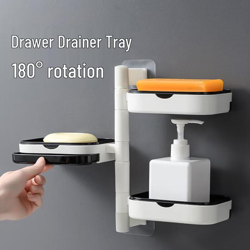 Imakara Adhesive Wall-Mounted Draining Soap Dish