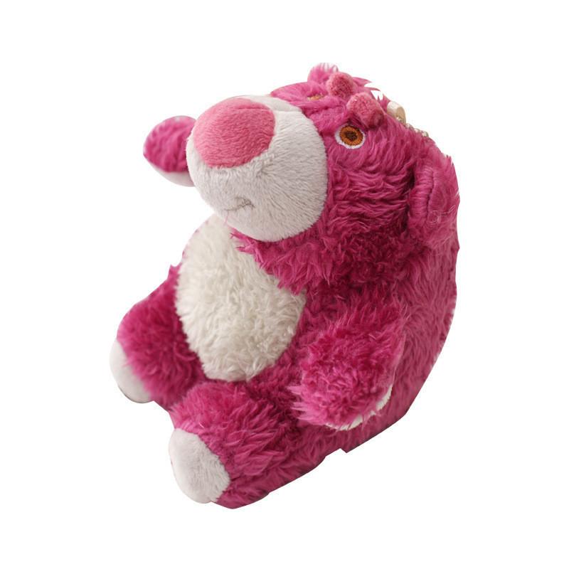 Очаровательный плюшевый брелок «Клубничный медведь» — мягкий и нежный компаньон для сумок