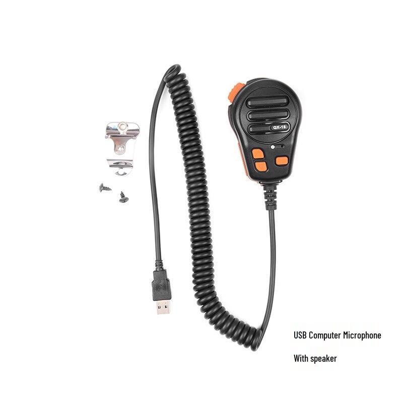 

Driver-Free USB Microphone with External Speaker and Recording Amplifier QX-18 without Speaker and Volume Control