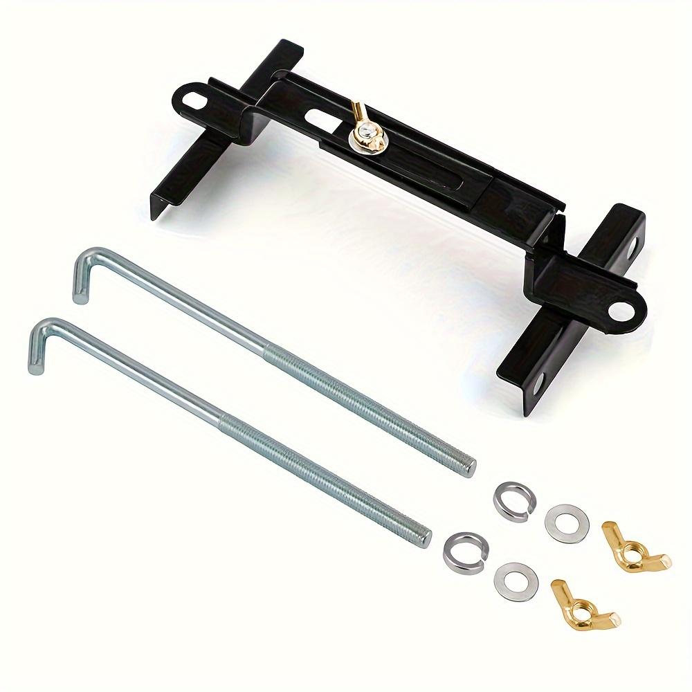 Adjustable Battery Hold Down, Universal Battery Adjustable Crossbar With L Bolt Battery Tie Down Holder For Cars SUVs L Bolt Battery Holde