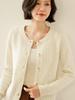 Women's Cashmere Blend Loose Knit Cardigan Sweater