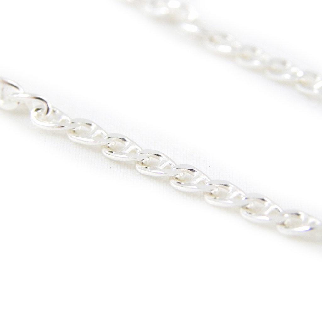 Les Trésors De Lily [G1736] - Silver 'Bambino' Bracelet - 15 Cm - 20x7 Mm