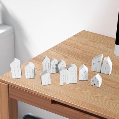 Yousheng Stampi in silicone Stampi per candele da casa per colata Stampi creativi per case con finestra Stampi in resina epossidica per candele di cera di soia Sapone
