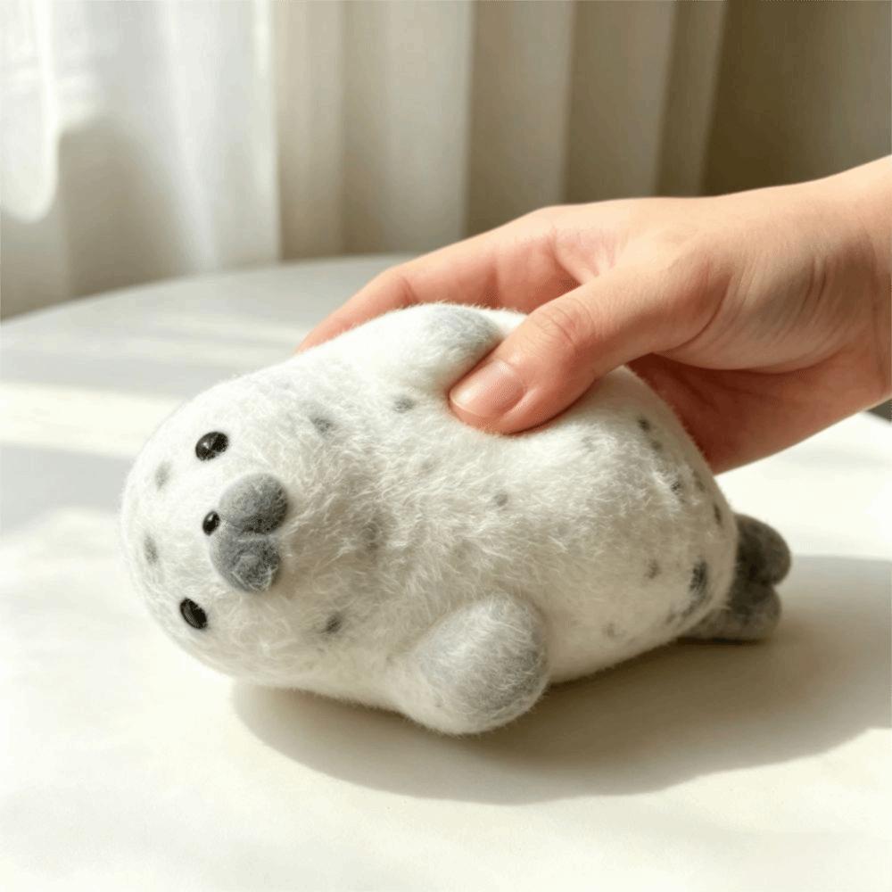 Realistic Seal Reduce Pressure Toys Super Soft Simulation Seal Pinch Toy Reduce Anxiety