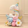 Accessori fotografici per il 3° compleanno del bambino: Palloncini e Decorazioni Numeriche