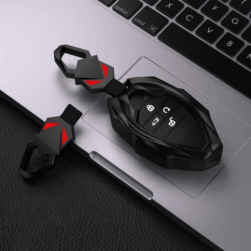 Zinc Alloy Auto Key Fob Cover Key Fob Case Fit For Trumpchi Gac Empow J11-J15 J16 Auto Auto Accessories Car-Styling Mount Housing Protective