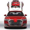 2025 Reindeer Christmas Antlers for Cars - Car Kit with LED Lights, Nose, Tail, Top & Grille, Rudolph Reindeer