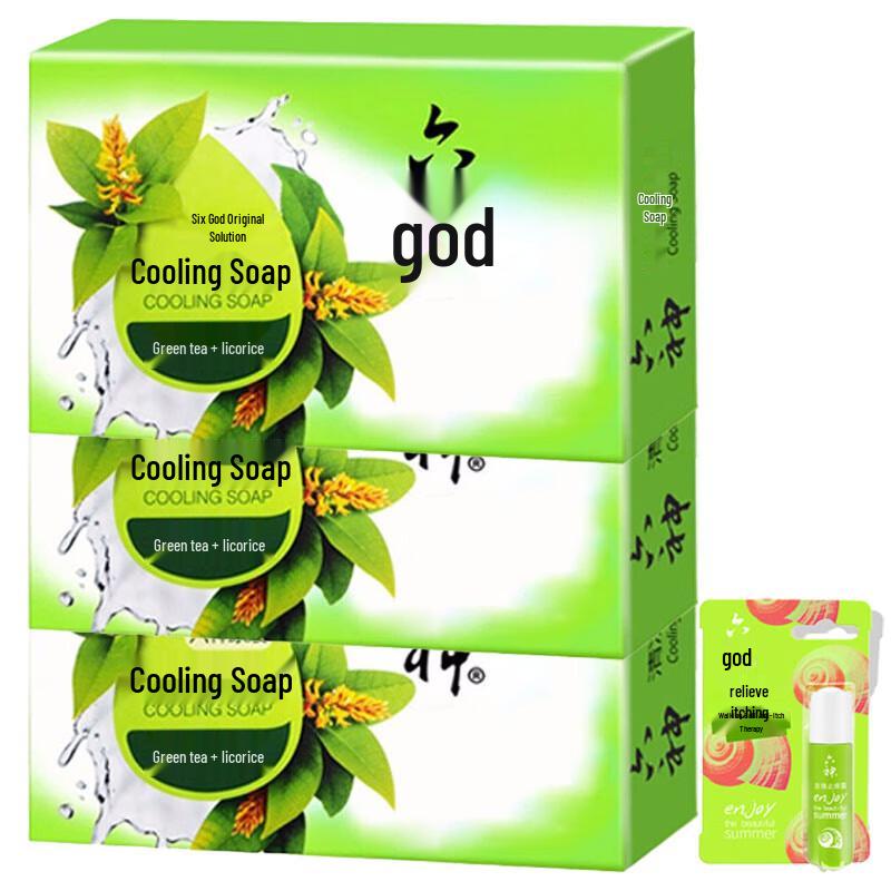 Liushen Cooling Soap with Green Tea & Licorice