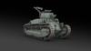 IBG 1/72 Japanese Type 89 Medium Tank (Late Model) + Type 95 Light Tank (Ha-Go) with Cart Plastic Model Kit PB72042 (Tank)