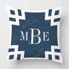 Personality Blue Cushion Cover Geometric Abstract Pillowcase Home Decoration Living Room Sofa Cushion Pillowcase