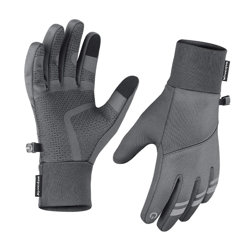 Winter Warm Cycling Gloves Touch Screen Waterproof Windproof Reflective Ski Riding Gloves