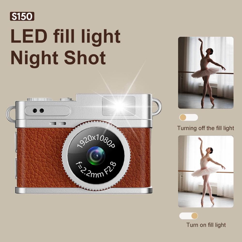 1080P HD Digita Camera 0.96 Inch Thumb Student Sports Camera Campus Portable Small Video Camera Mini Necklace Camera New S150