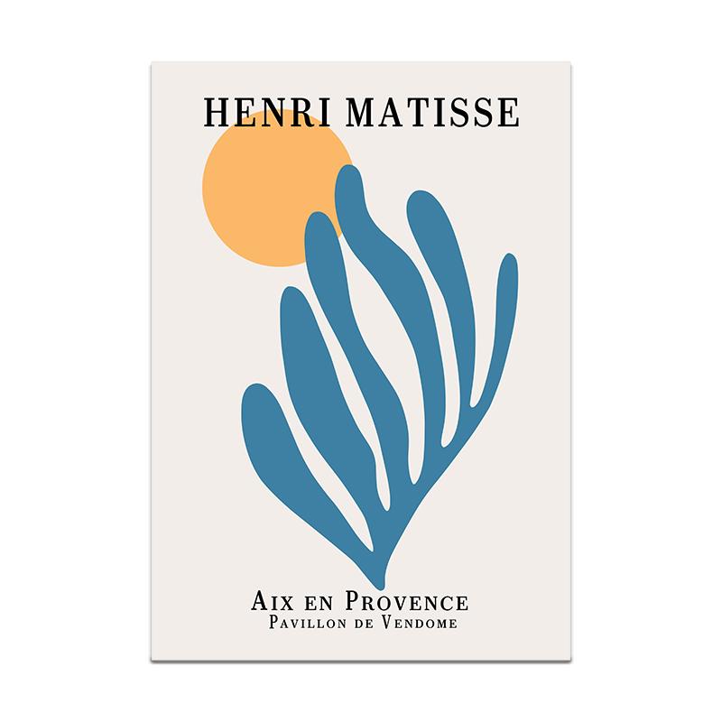 Henri Matisse Poster Flower Canvas Painting Art Nordic Leaf Posters Prints Wall Pictures for Living Room Home Decor Unframed