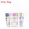 Travel Mesh Storage Bag With Multiple Pockets For Beach And Bathroom Organization