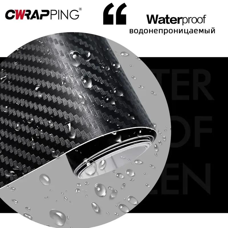 3/5/7/10cm Glossy Black Car Sticker Anti Scratch Waterproof Tape Auto Door Sill Window Protector Strip Film for Car Accessories