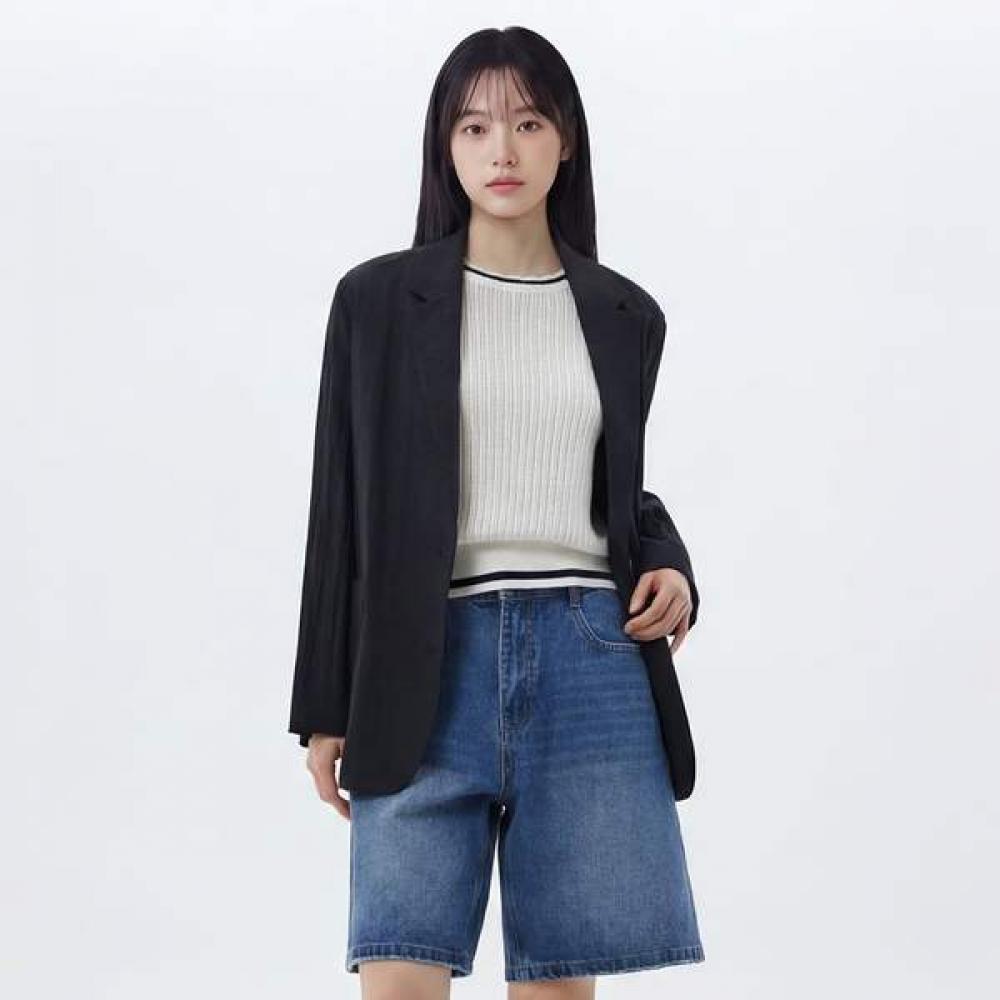 

Lap Two Button Basic Jacket As2wj460 BK (black)/FF