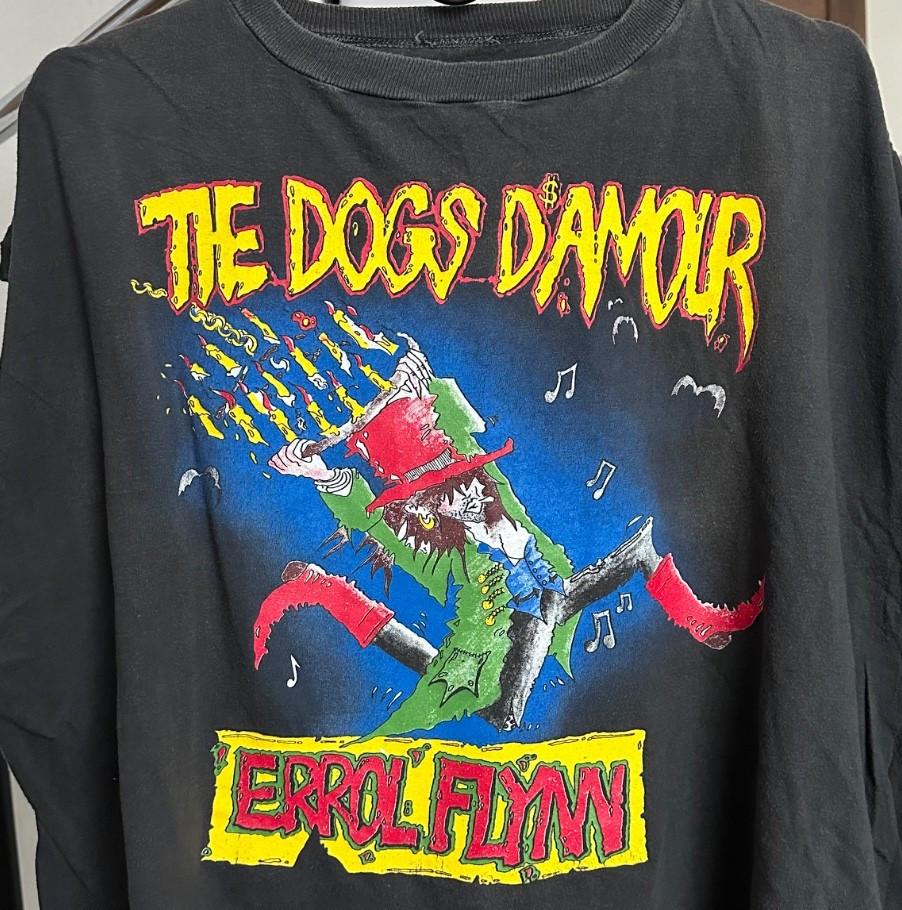 

Errol Flynn The Dogs D#039;Amour Vintage Rock TShirt For Men Women BS615 Unisex T-Shirt L