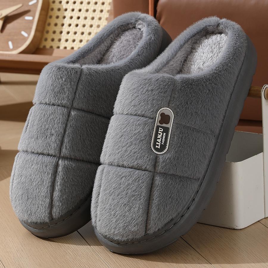 Plus Size 51 Winter Warm Men's Oversized Slippers for Home UseSuitable for Men & Women