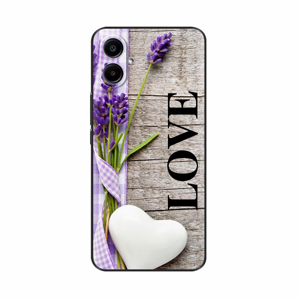 For Samsung A07 4G Case Beautiful Flower Protective Anti-fall Silicone Phone Back Cover For Samsung Galaxy A07 Cases A 07 Fundas