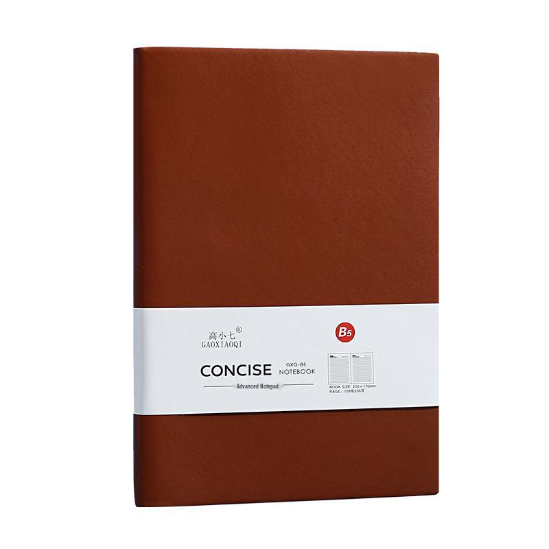 A5 Textured Business Notebook - Thick Leather-Bound Journal for Office and Study A6 Small [80 Sheets 160 Pages] хаки