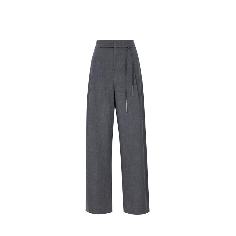 VEROMODA Women's Detachable Tassel Wide-Leg Casual Pants