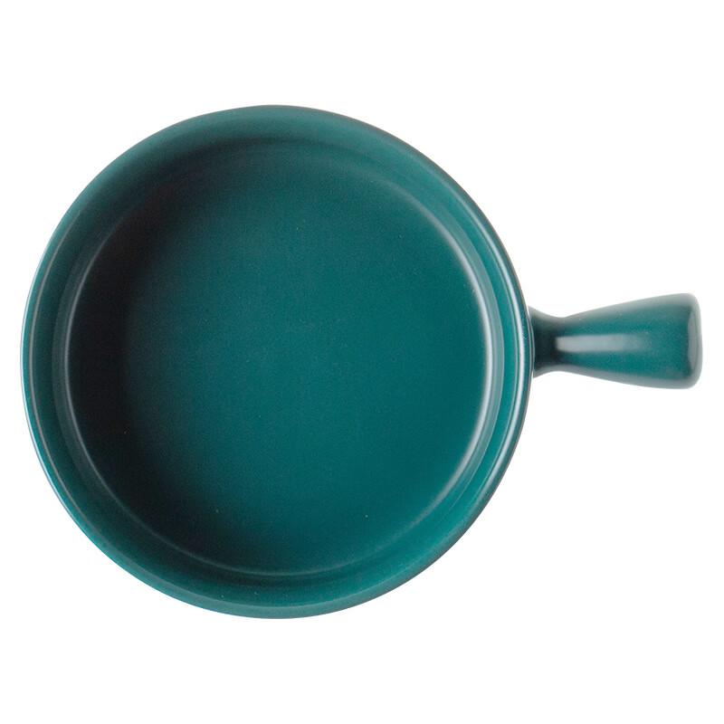 Скандинавская керамическая миска с одной ручкой в стиле макарон