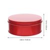 4Pcs Cookie Tins with Lids Round Cookie Tins Candy Boxes Party Cookie Boxes Gift Boxes