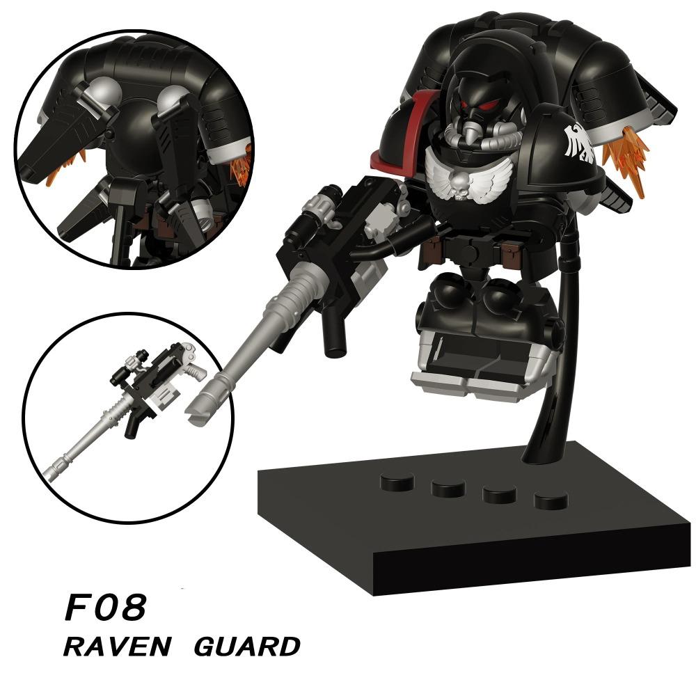 Militray Custom Heavy Armor Building Block Figures Mini War Soldier Model Kit Compatible with Major Brands Gift for Collectors