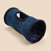 Foldable Velvet Cat Tunnel with Fun Ball Holes, Suitable for Small Pets Cat Tunnel