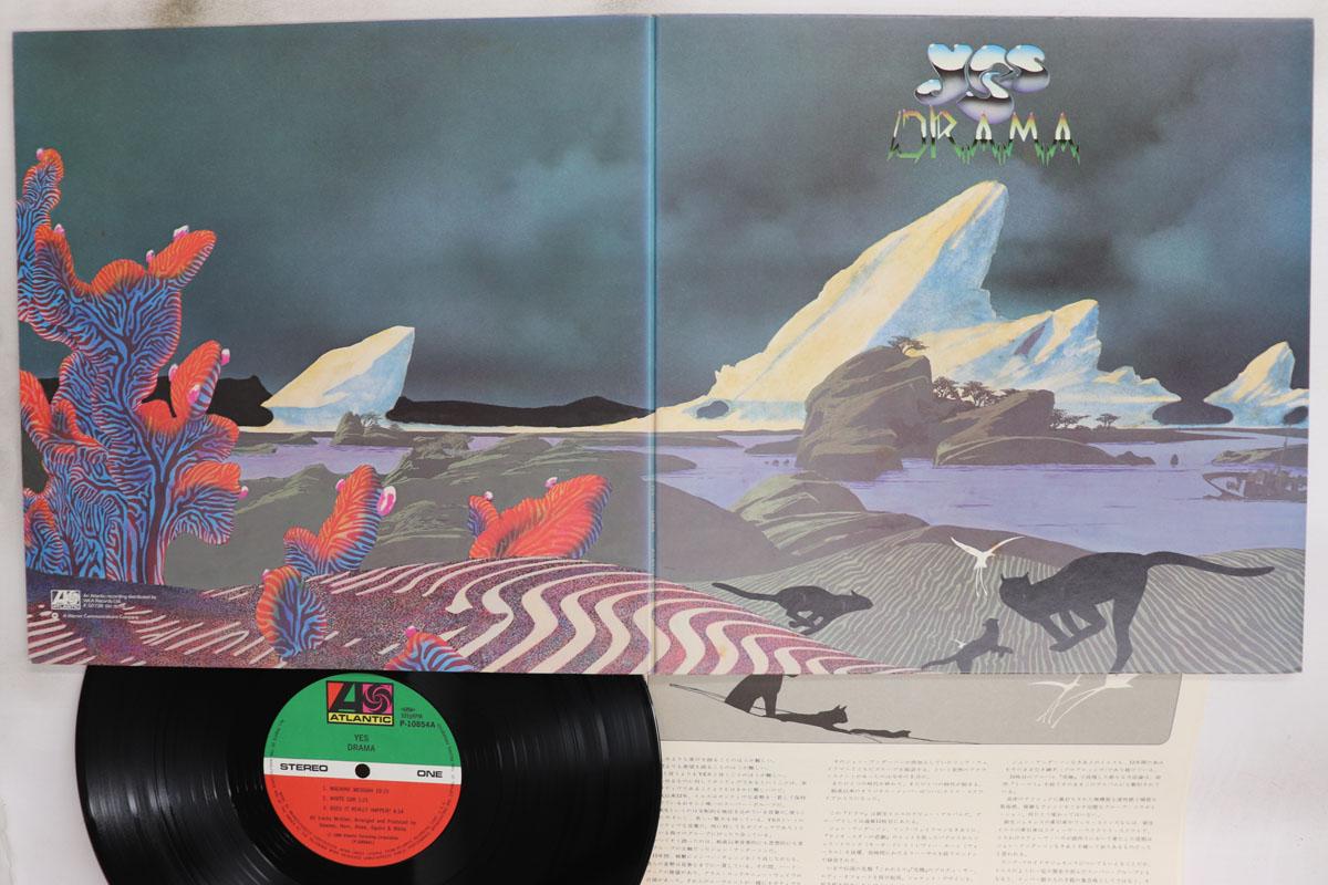 

LP Record YES Drama P10854A ATLANTIC 1980 Japan Rock Used