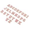 Pink Letter Patches 26 Letters Design Personalized Beautiful Iron On Patches for DIY Repairing Clothes Decoration