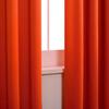 Bazarim.Fr- Rideaux occultant 140x260 cm Orange (Lot 2 Panneaux)