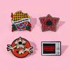 Nieuwe Amerikaanse TV Stranger Things Metalen Badge Kannibaalbloem Koningsbloem Legering Broche Accessoires Speld Tas Decoratie
