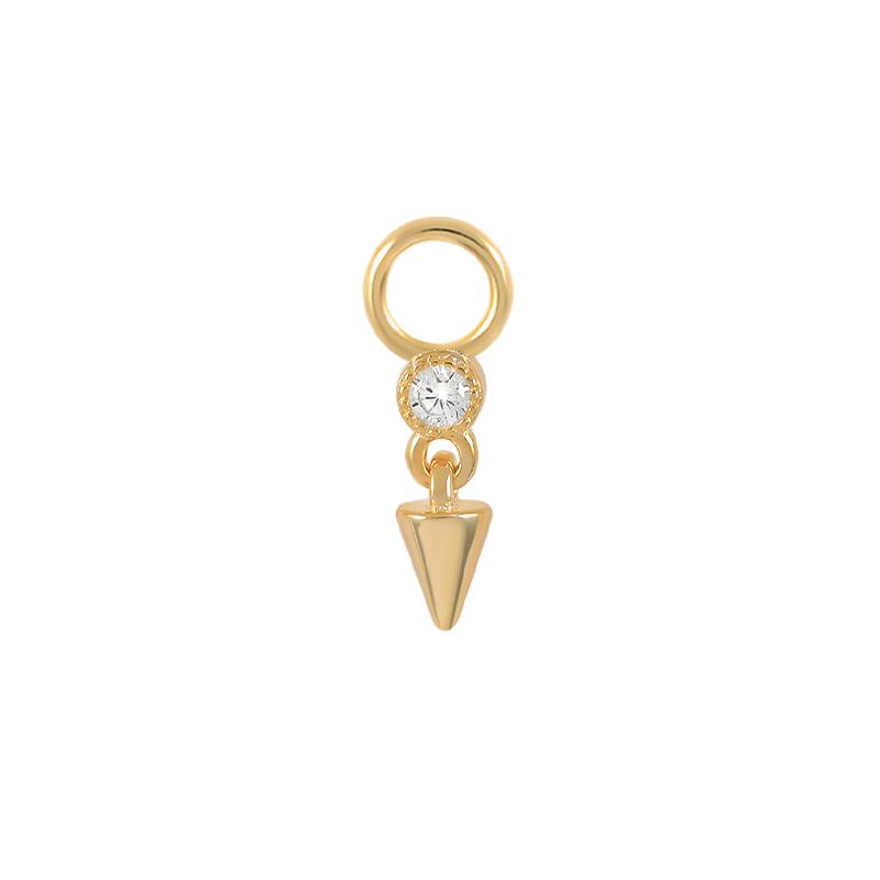 

CANNER 925 Silver Colorful Zircon Long Tassel Charm Pendant Earring Spare Parts Accessories Jewelry For Women Earrings