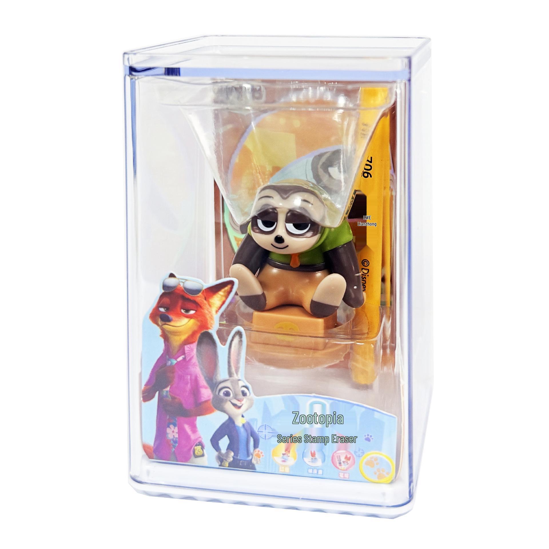 

Zootopia 2 Stamp Eraser Figurine: Nick & Judy Toy