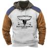 New Hoodies Sweatshirt Men's Hoodie 3D Cowboy Printed Pullover Oversized Men’s Tops Male Yellowstone Loose Vintage Clothes Hot