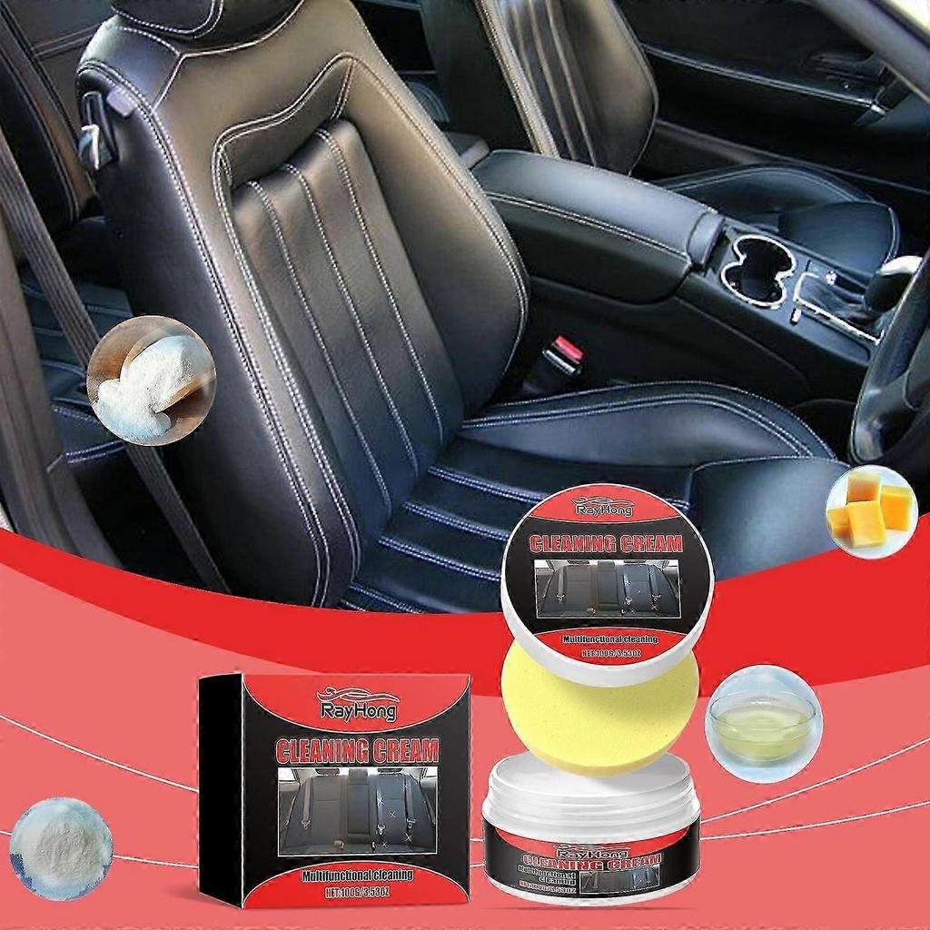New model Rayhong Car Interior Leather Renovation Cream Car Interior Cleaning Stains Daily Maintenance Renovation Cleaning Cream