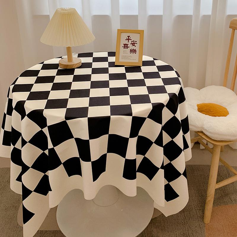 Small Floral Velvet Tablecloth, Student Dormitory Desk Cloth, Living Room Dining Table Cloth, Coffee Table Cloth, Cover Towel