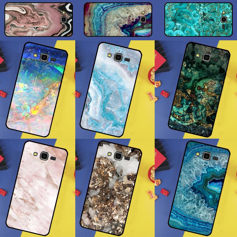 Agate Gem Crystals Marble Pattern For Samsung Galaxy M33 M13 M35 M53 M11 M21 M31 M55 M15 M14 M34 M54 M12 M32 M52 M06 M16 Case